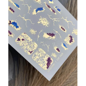 Vodolepky na nechty Color And Foil 023