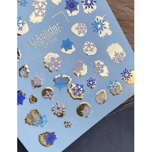 Vodolepky na nechty Color And Foil 036