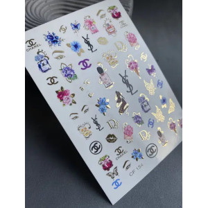 Vodolepky na nechty Color And Foil 154