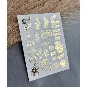 Vodolepky na nechty  Foil 212 gold