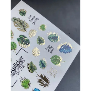 Vodolepky na nechty Color And Foil 212