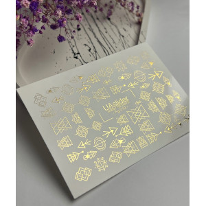 Vodolepky na nechty Folia FG 019 gold