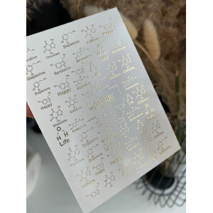 Vodolepky na nechty Folia FG 044 gold