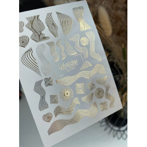 Vodolepky na nechty Folia FG 078 gold