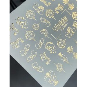 Vodolepky na nechty Folia FG 009 gold Vodolepky na nechty Folia FG 009 gold