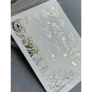 Vodolepky na nechty Folia FG 079 gold Vodolepky na nechty Folia FG 079 gold