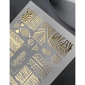 Vodolepky na nechty Folia FG 154 gold