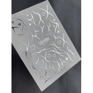 Vodolepky na nechty Folia FG 177 silver Vodolepky na nechty Folia FG 177 silver