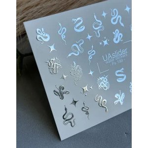 Vodolepky na nechty Folia FG 199 silver Vodolepky na nechty Folia FG 199 silver