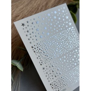 Vodolepky na nechty Folia FG 203 silver Vodolepky na nechty Folia FG 203 silver