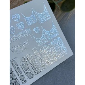 Vodolepky na nechty Folia FG 209 silver Vodolepky na nechty Folia FG 209 silver