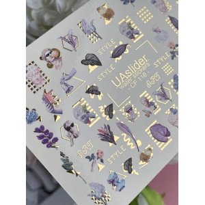 Vodolepky na nechty Color And Foil 118