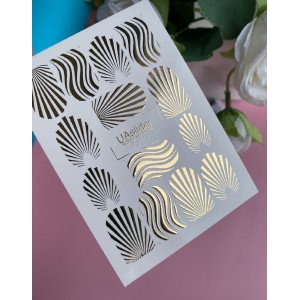 Vodolepky na nechty Folia FG 012 gold