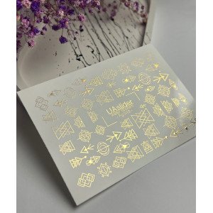 Vodolepky na nechty Folia FG 019 gold Vodolepky na nechty Folia FG 019 gold