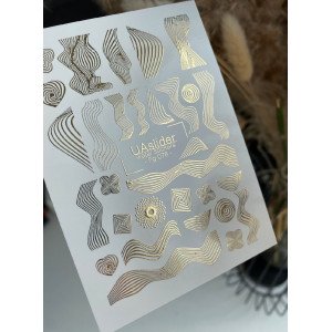 Vodolepky na nechty Folia FG 078 gold