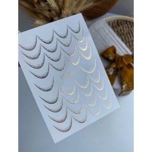 Vodolepky na nechty Folia FG 270 gold Vodolepky na nechty Folia FG 270 gold