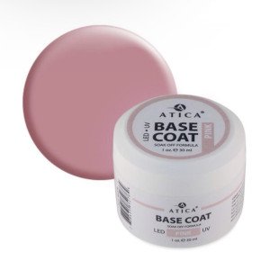 Atica cover base Pink, 30ml Atica cover base Pink, 30ml