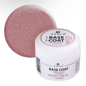 Atica cover base Pink Shimmer, 30ml Atica cover base Pink Shimmer, 30ml