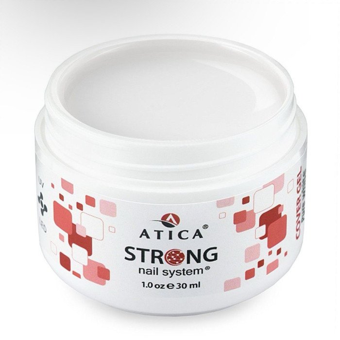 Atica STRONG GEL Pure White Shimmer, 30 ml Atica STRONG GEL Pure White Shimmer, 30 ml