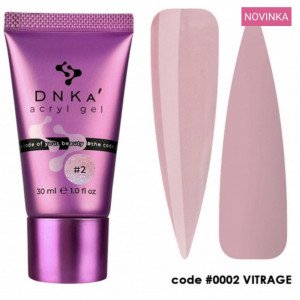 DNKa Аcryl Gel, 30 ml №0002 vitrage (tube) DNKa Аcryl Gel, 30 ml №0002 vitrage (tube)