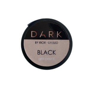 Gél farba Dark Black, 5ml