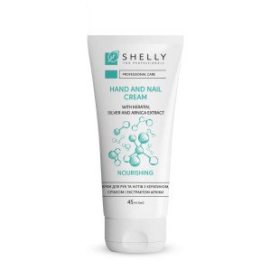 SHELLY Krém na ruky a nechty, s keratínom, striebrom a extraktom z arniky 45 ml
