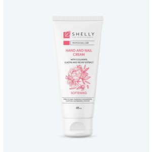 SHELLY Krém na ruky a nechty, s kolagénom, elastínom a extraktom z pivonky 45 ml