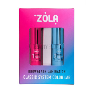 ZOLA Sada na lamináciu obočia a rias ZOLA BROW&LASH LAMINATION CLASSIC SYSTEM COLOR LAB