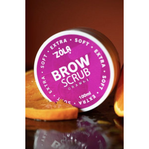 ZOLA BROW SCRUB EXTRA SOFT ORANGE, 100 ml